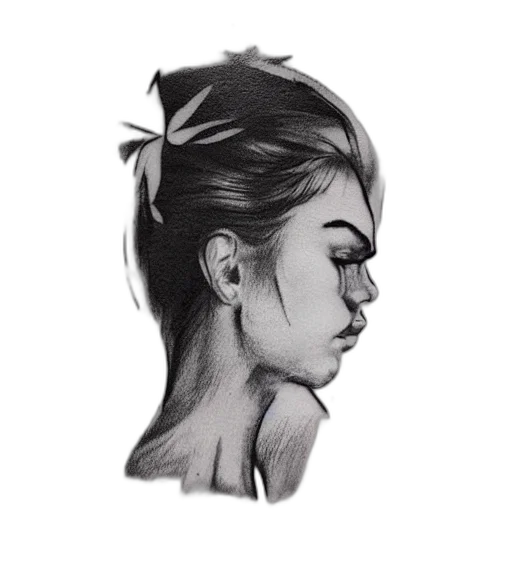 face, mask, crown, hair transparent PNG cut-out