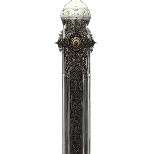 sword, staff, weapon, crown transparent PNG cut-out