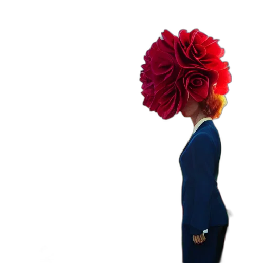 flower, hat, crown, dress transparent PNG cut-out