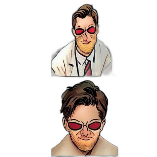 face, mask, comic book art, concept art transparent PNG cut-out