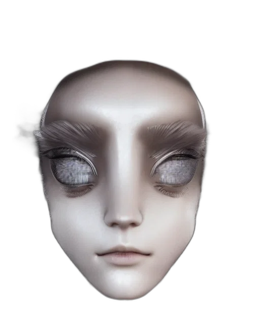 mask, face, creature, robot transparent PNG cut-out