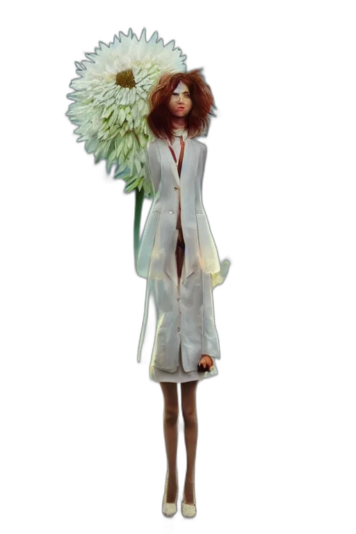 staff, dress, concept art, 3d render transparent PNG cut-out