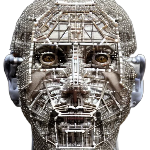 robot, mask, face, crown transparent PNG cut-out