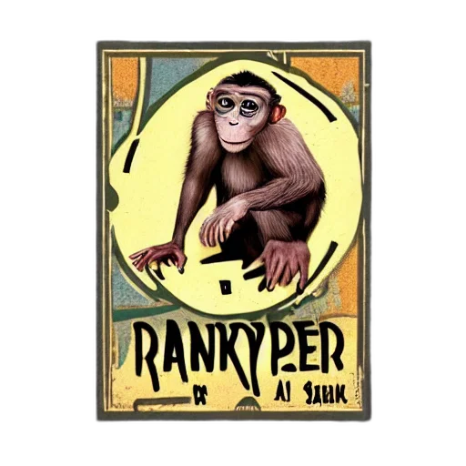 animal, concept art, comic book art, 3d render transparent PNG cut-out