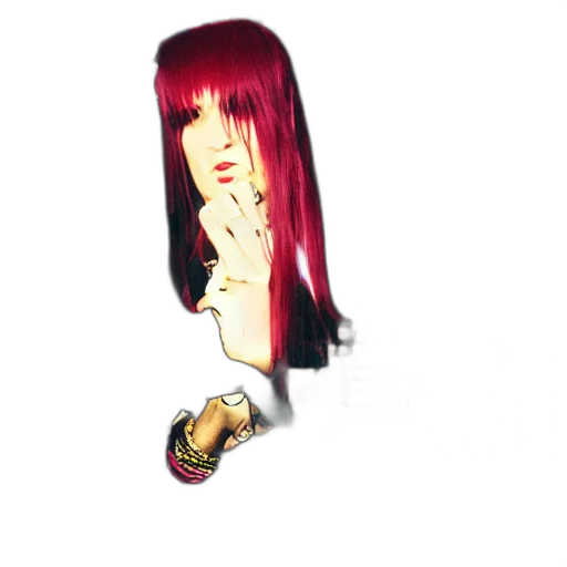 hair, jewelry, weapon, staff transparent PNG cut-out