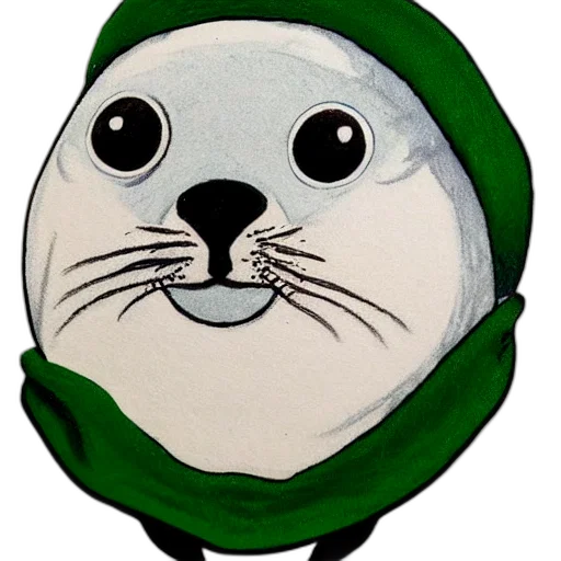 hat, animal, staff, cartoon transparent PNG cut-out