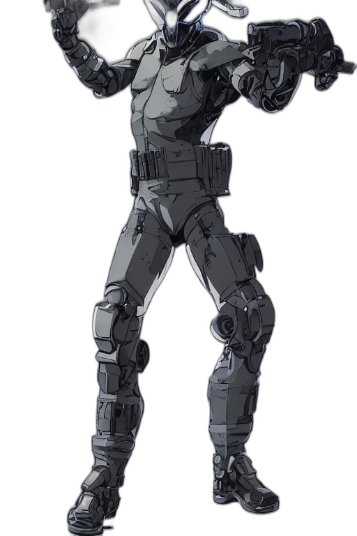robot, weapon, concept art, comic book art transparent PNG cut-out
