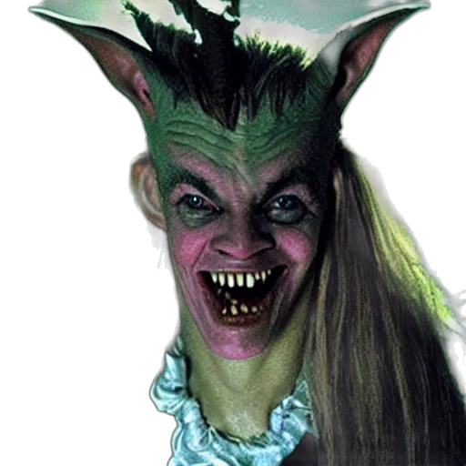 creature, face, mask, staff transparent PNG cut-out