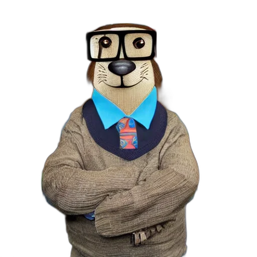jacket, staff, animal, mask transparent PNG cut-out
