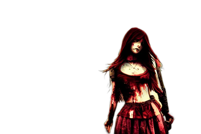 dress, concept art, comic book art, fantasy art transparent PNG cut-out