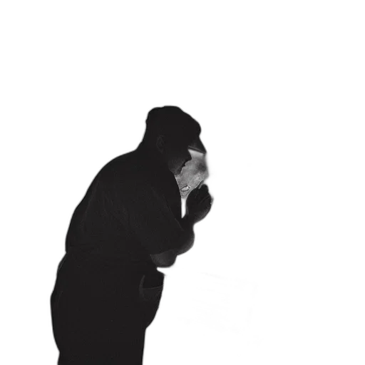 mask, face, jacket, staff transparent PNG cut-out