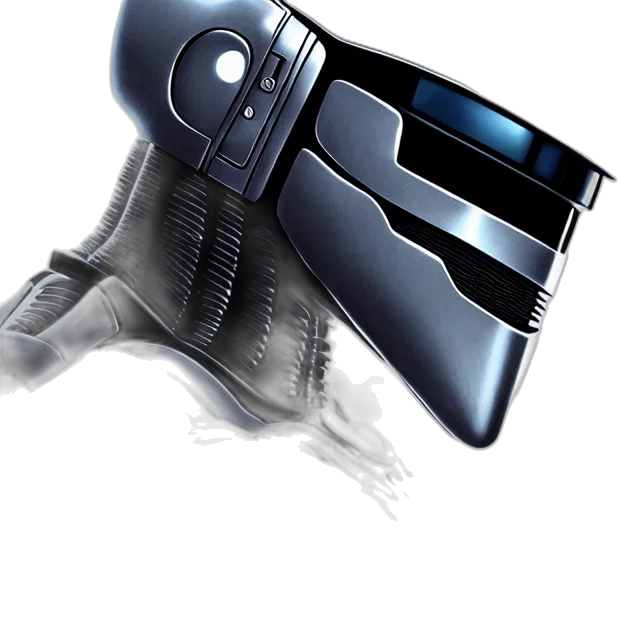 robot, mask, weapon, sword transparent PNG cut-out