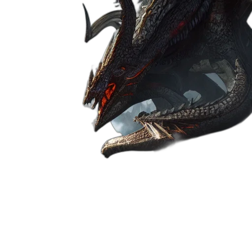 dragon, creature, animal, weapon transparent PNG cut-out