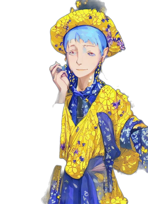 staff, dress, umbrella, jewelry transparent PNG cut-out
