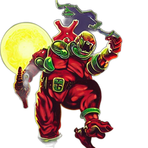 robot, comic book art, concept art, doom transparent PNG cut-out