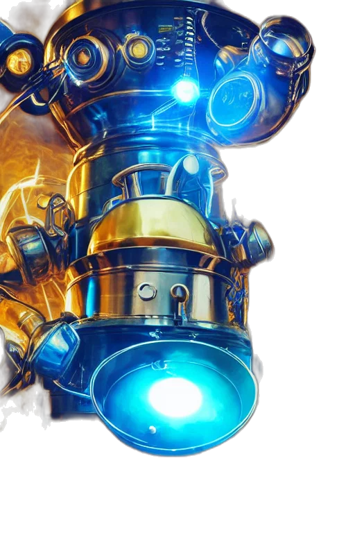 robot, weapon, sword, staff transparent PNG cut-out