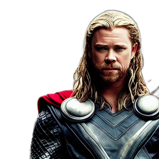 comic book art, thor, morgan, freeman transparent PNG cut-out