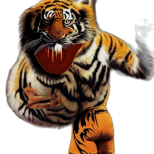 animal, creature, mask, 3d render transparent PNG cut-out