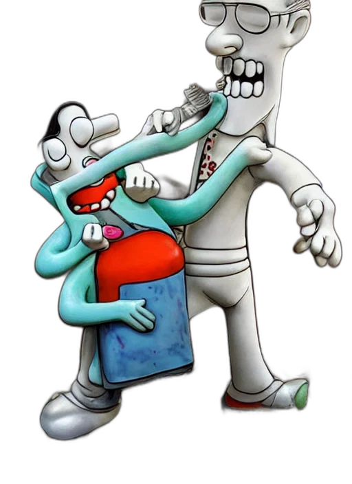 robot, staff, mask, concept art transparent PNG cut-out