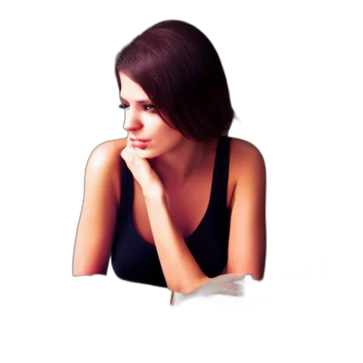 face, jewelry, dress, jacket transparent PNG cut-out