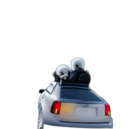 car, robot, hat, jacket transparent PNG cut-out