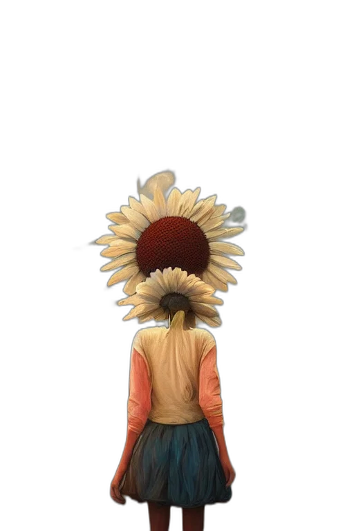 flower, dress, jacket, hat transparent PNG cut-out