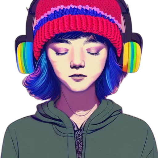 face, hat, jacket, mask transparent PNG cut-out