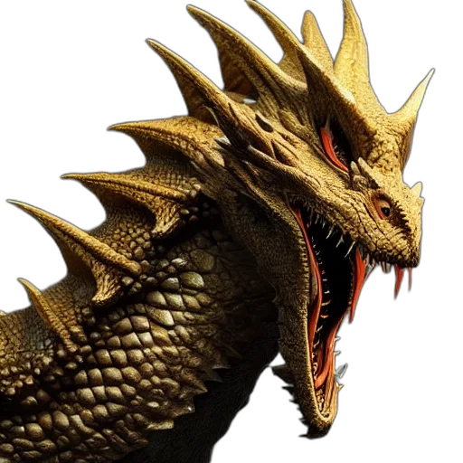 dragon, animal, creature, 3d render transparent PNG cut-out