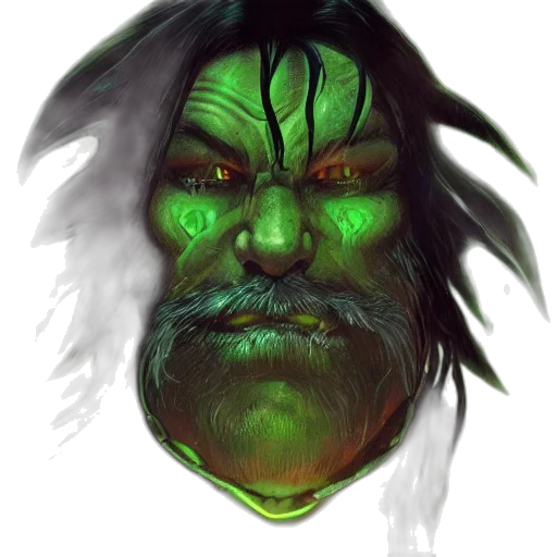 face, mask, staff, creature transparent PNG cut-out