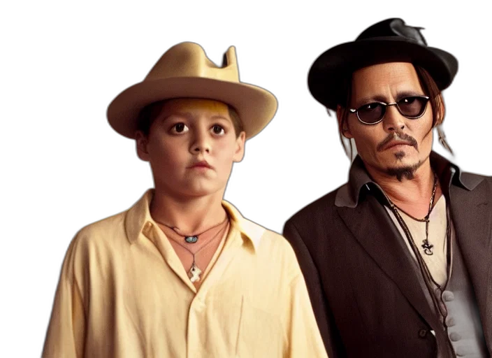 hat, film, still, johnny transparent PNG cut-out