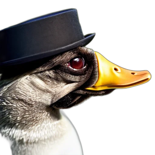 hat, animal, mask, photorealistic transparent PNG cut-out