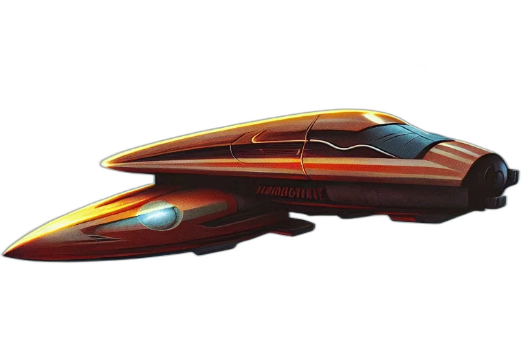 car, weapon, concept art, 3d render transparent PNG cut-out