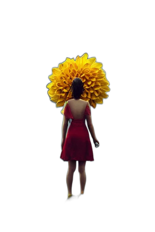 dress, flower, crown, umbrella transparent PNG cut-out