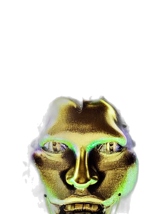 mask, face, crown, creature transparent PNG cut-out