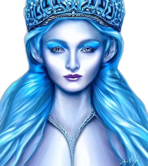 crown, jewelry, face, fantasy art transparent PNG cut-out