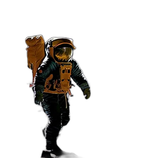 robot, jacket, staff, mask transparent PNG cut-out