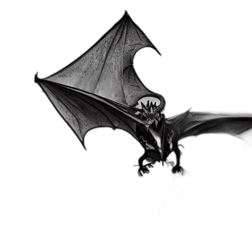 dragon, creature, animal, staff transparent PNG cut-out