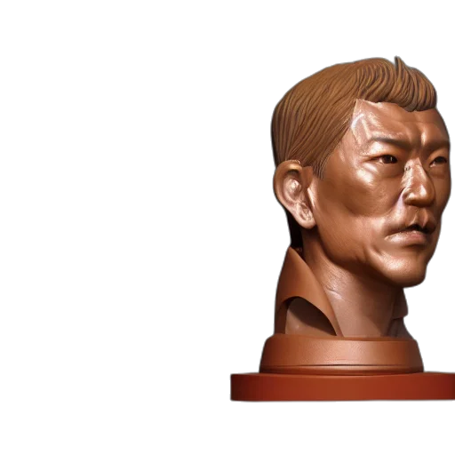 face, 3d render, photorealistic, concept art transparent PNG cut-out