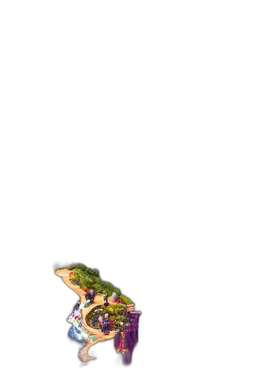 dragon, animal, creature, dress transparent PNG cut-out