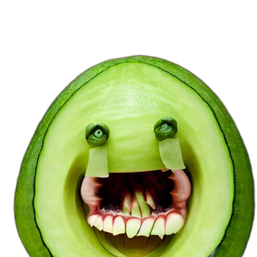 mask, creature, food, face transparent PNG cut-out