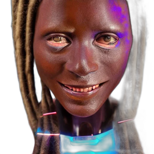 robot, face, mask, jewelry transparent PNG cut-out