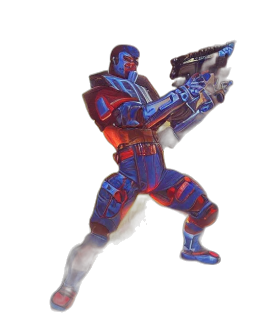 robot, weapon, staff, sword transparent PNG cut-out