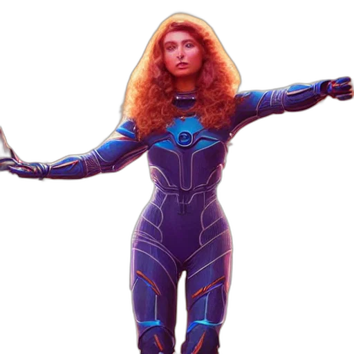 robot, concept art, comic book art, 3d render transparent PNG cut-out
