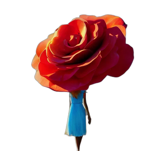 flower, umbrella, crown, dress transparent PNG cut-out