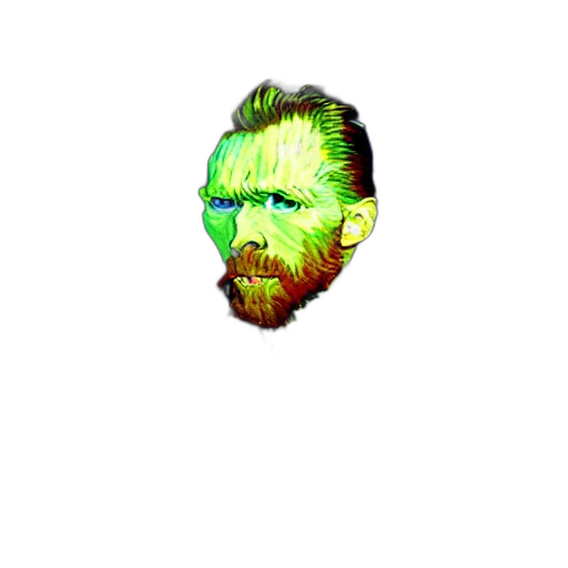 face, mask, hair, robot transparent PNG cut-out