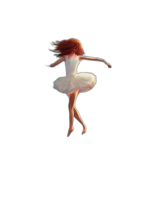 dress, hair, creature, staff transparent PNG cut-out