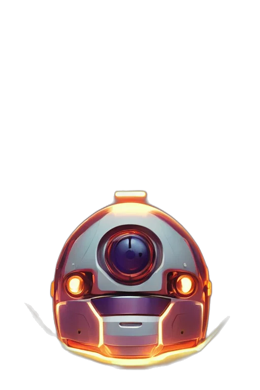 robot, weapon, mask, staff transparent PNG cut-out