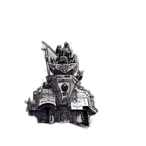 crown, dragon, weapon, robot transparent PNG cut-out