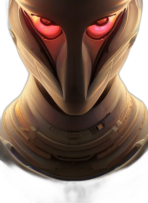 robot, mask, face, creature transparent PNG cut-out