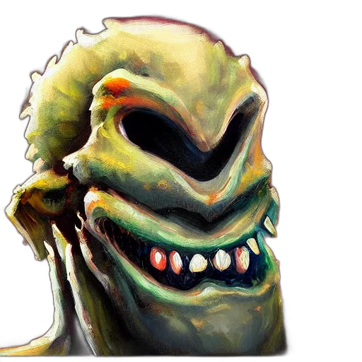 mask, face, creature, concept art transparent PNG cut-out